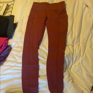 Lululemon mauve rose Leggings swift speed